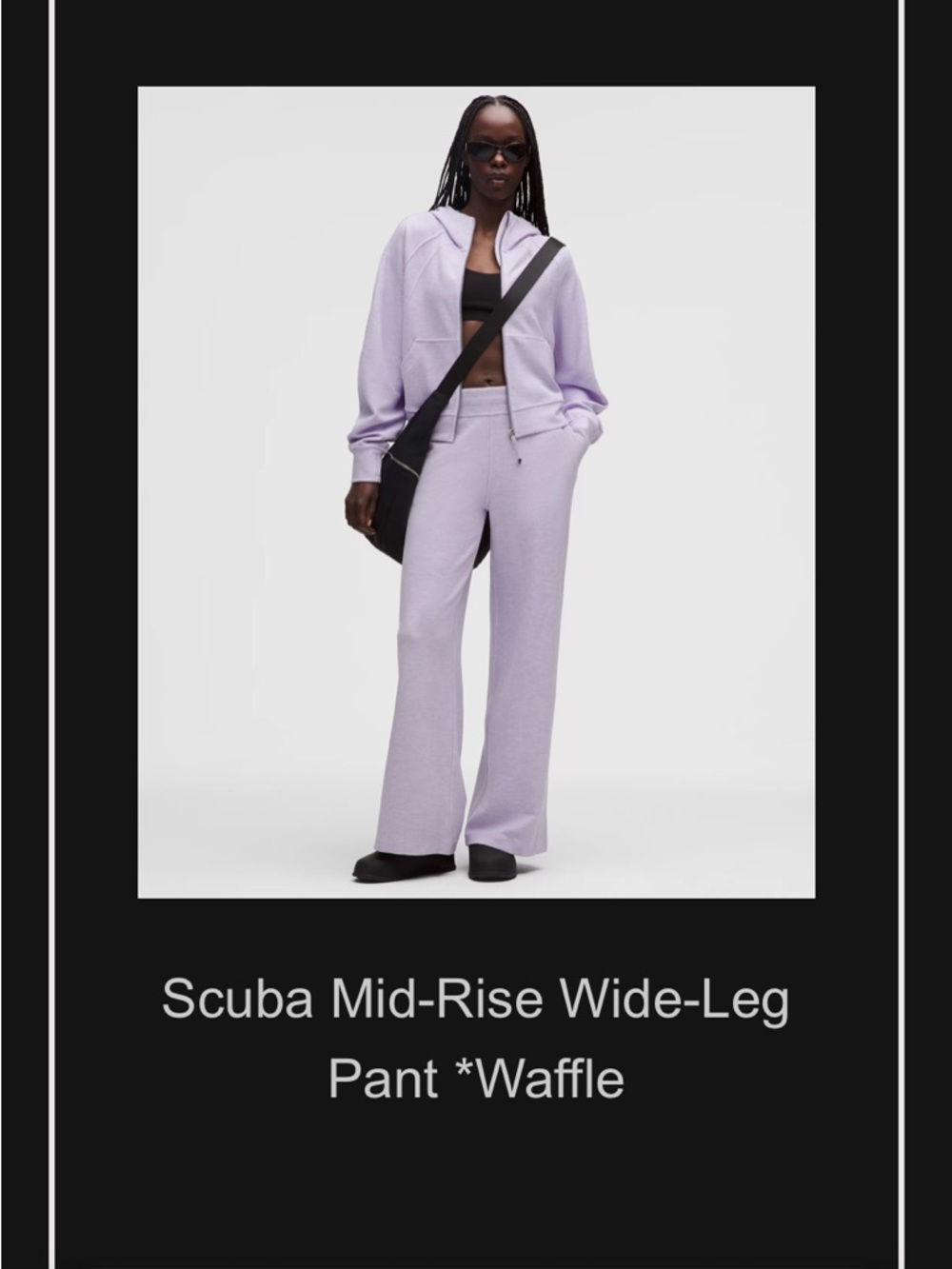 lululemon athletica Lavender Scuba Wide-Leg Pants
